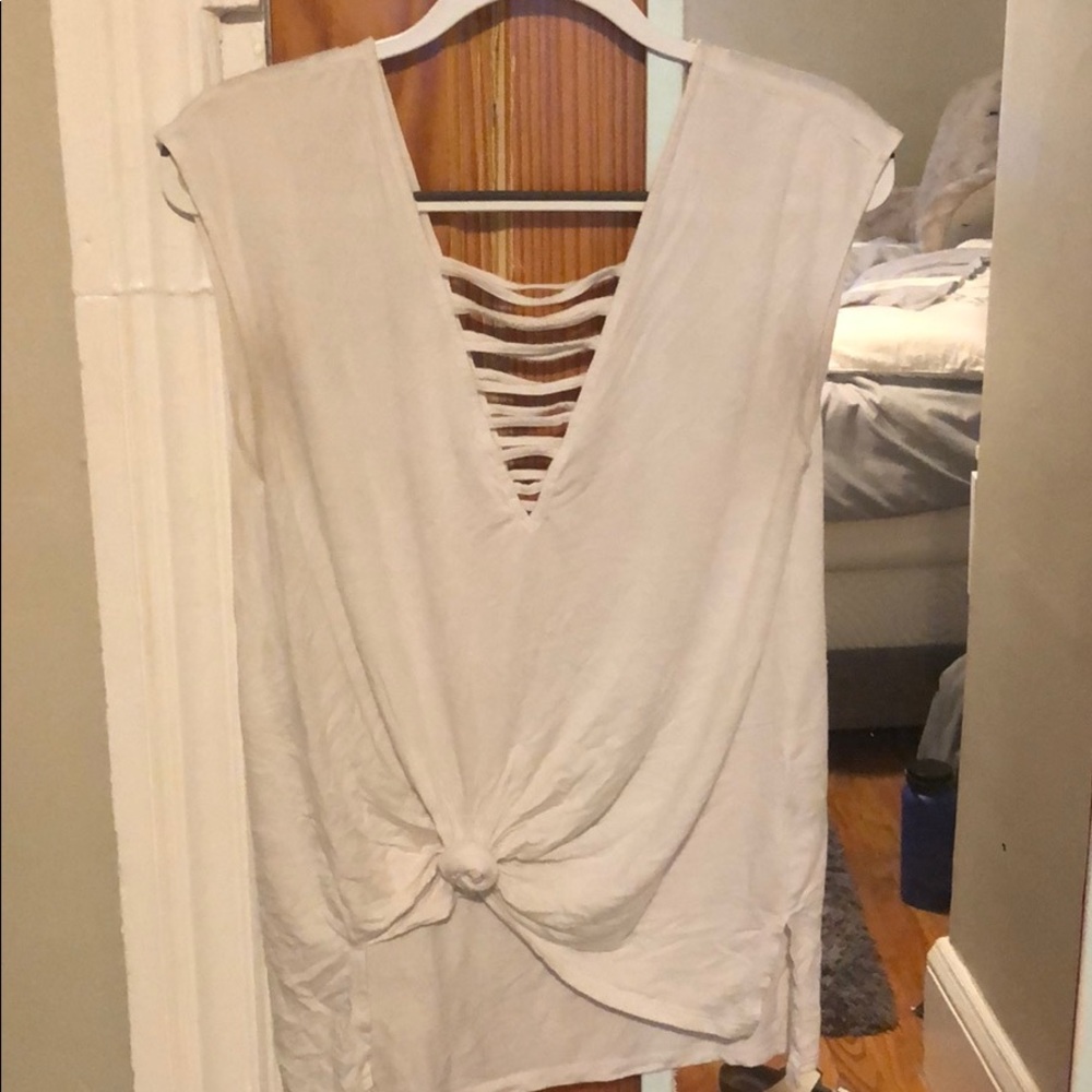 Soft and sexy cream colored tank